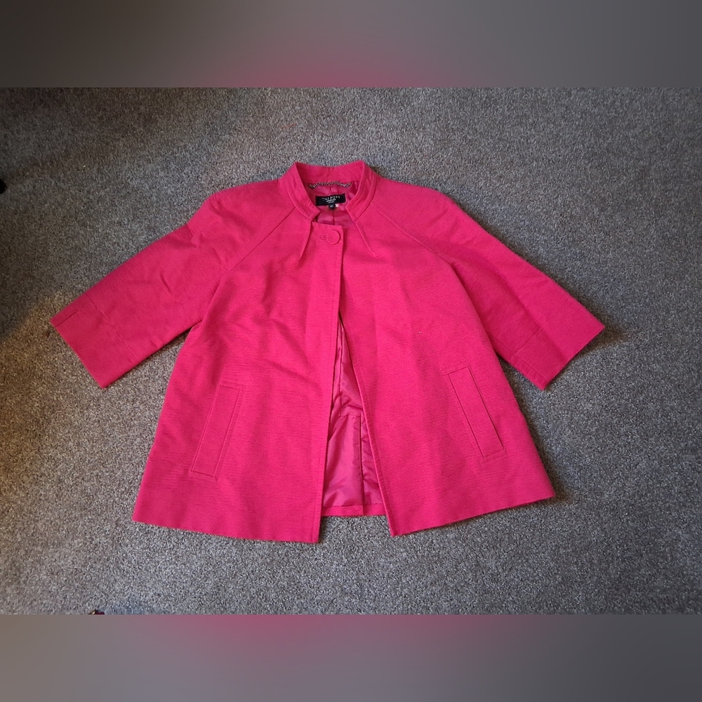 Women's Talbots Pink Jacket Size 12P
